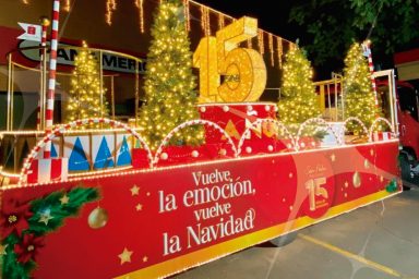 Escenario de navidad 2021 - Carroza centro comercial