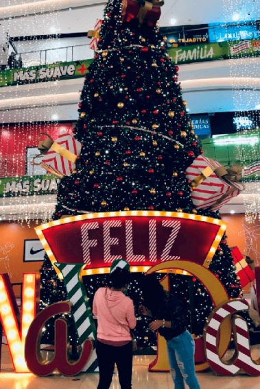 decoración e iluminación árbol de navidad centros comerciales Bogotá - Medellín