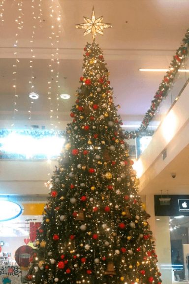 decoración e iluminación árbol de navidad centros comerciales Bogotá - Medellín - La Meca Concept