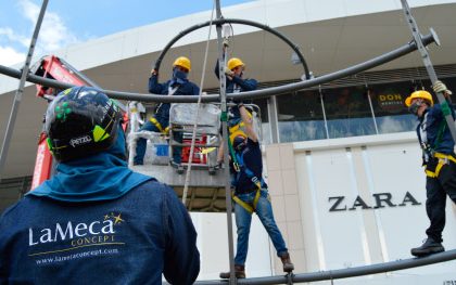 ejecución proyectos centros comerciales Bogotá - Medellín - La Meca Concept